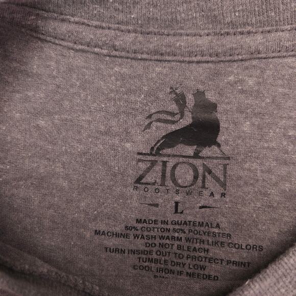 Bob Marley Band Short Sleeve Graphic Pullover T Shirt Mens Size Large L Gray - Picture 3 of 9